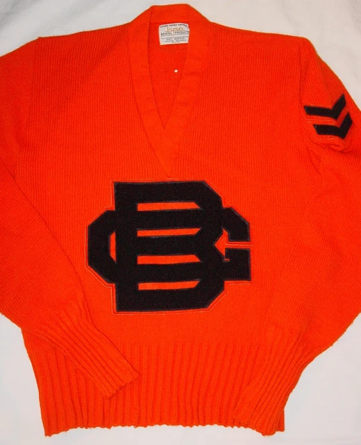 Vintage Bristol Products Beech Grove Indiana High School Varsity Wool Sweater