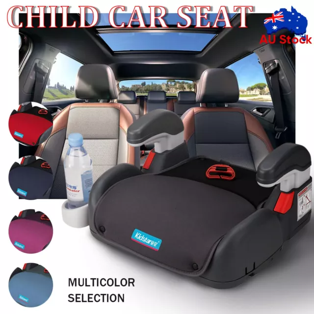 4-12Years Car Booster Seat Chair Cushion Pad For Toddler Children Kids Sturdy