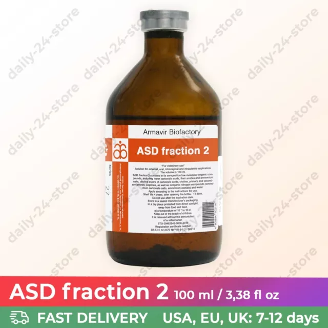 ASD-2 Fraction Armavir АСД 2 АСД2 Antiseptic Stimulator Dorogov 100 ml / 3.38 fl