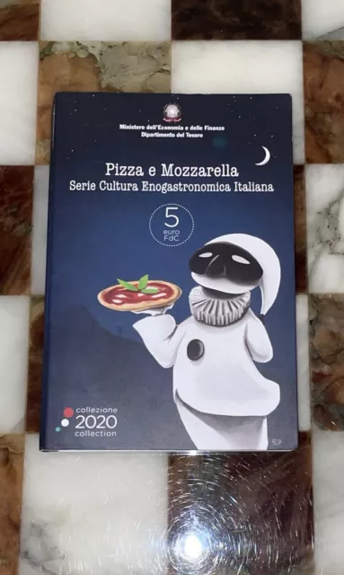 5 Euro Italia 2020 Pizza E Mozzarella Serie Cultura Enogastronomica
