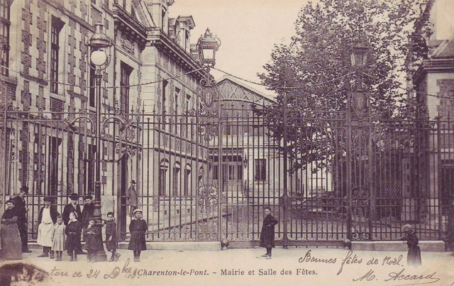CPA 94 1903 CHARENTON le PONT La Mairie et Salle des Fêtes