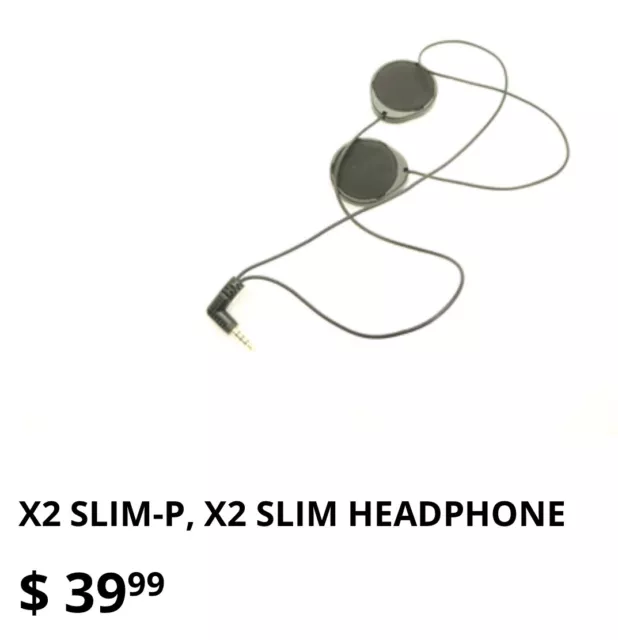 🔥 CHATTERBOX X2 SLIM X2 Slim-P UNIVERSAL HEADSET SPEAKERS ONLY CBX2SLIMSPKR-P🔥