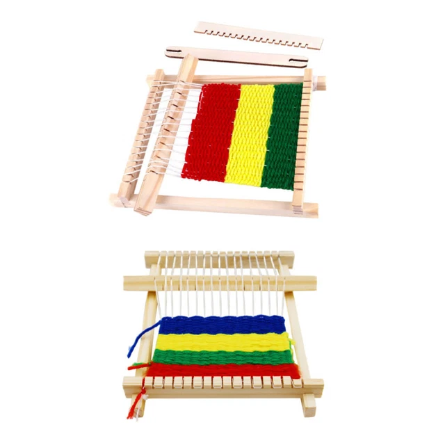2 Sets Kids Knitting Machine Children's Loom Craft Toys Yarn