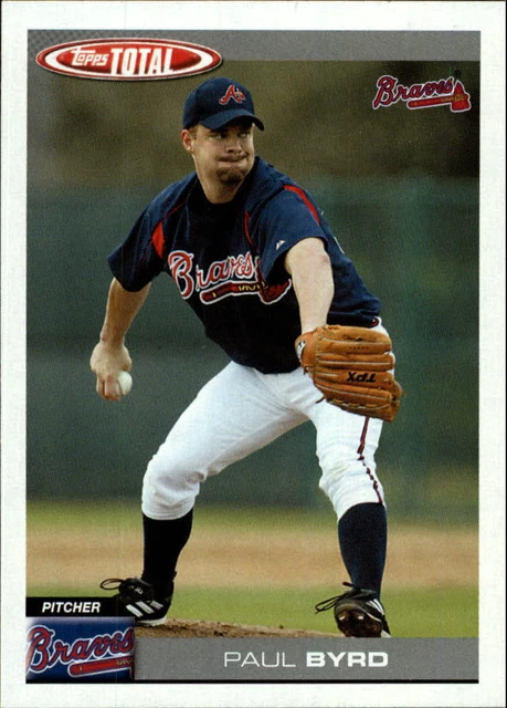 2004 TOPPS TOTAL Atlanta Braves carte de baseball #521 Paul Byrd EUR 1 ...