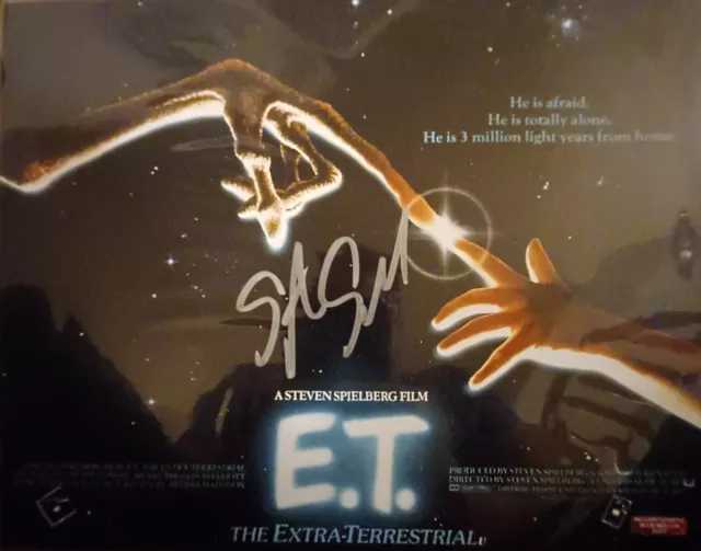 Steven Spielberg E.T. the Extra-Terrestrial Rare Signed Autographed 8x10 RCA COA