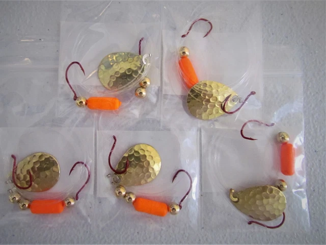 5 Spinner Floater Rigs Leech Minnow Crawler Harness Walleye, Bass, Pike