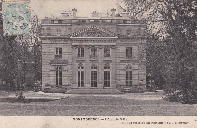 Carte Postale Ancienne Cpa Montmorency Hotel De Ville (1906)