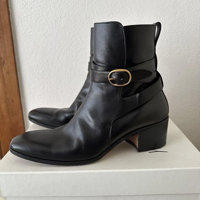 CD 25 short  boots black calfskin 438779