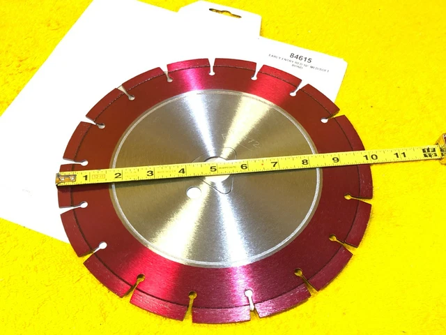Detroit Industrial Tool 84615 10" Early Entry Diamond Saw Blade Medium Soft Bond