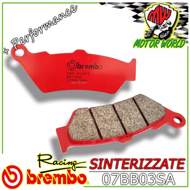 07Bb03Sa Pastiglie Brembo Sinter Posteriori Ducati Diavel Carbon Bra 1200 12 14