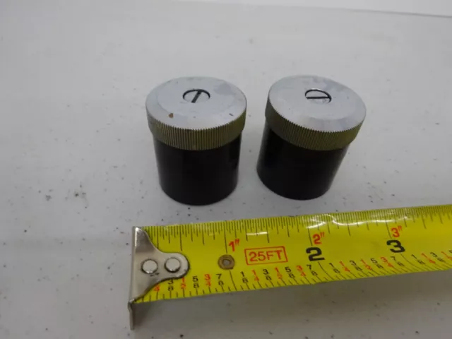 Microscope Pièce Vickers Angleterre GB Set Boutons Comme Est Bin #C8-E-04