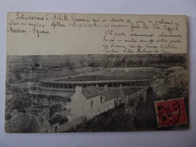 Stadionpostkarte, Stade Velodrome, La Flèche, 1906, Nr. 173
