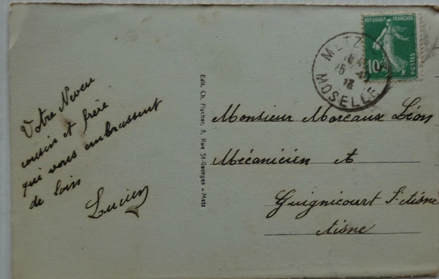 Metz 57 CPA La Holder Of Germans Good Condition 1923 2