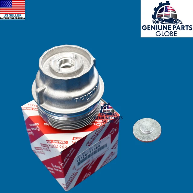 NEW TOYOTA GENUINE 3.5L Oil Filter Housing Cap & Plug 1562031060