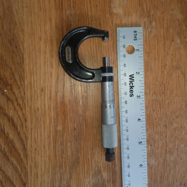 Starrett 210 Ma Screw Thread Micrometer 0-25Mm