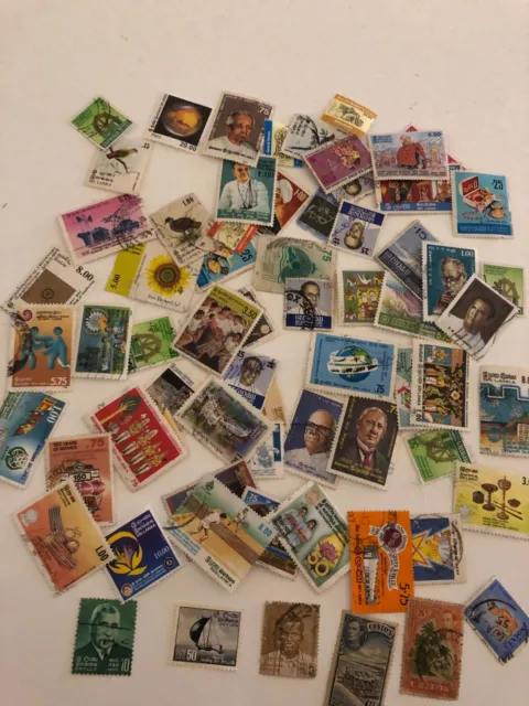 65 Stamps From Sri Lanka & Ceylon - Excellent Quality Lot - Themes - Rare