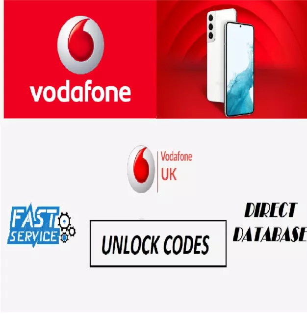 Network Unlock Code Samsung S10 S10E S10 Plus A20E A40 A50 A70 A71 VODAFONE UK