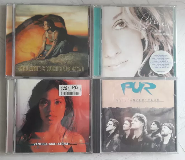 Pur-1993,Vanessa Mae-1997,Céline Dion -1999,Melanie C-1999  ‎(4CD, Album)