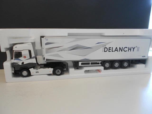 ELIGOR 1/43 RENAULT T Semie Remorque Frigorifique Delanchy Ref 115332