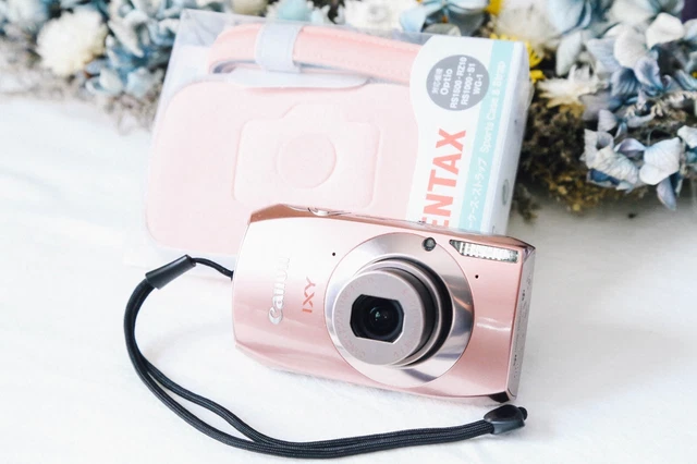 Canon ixy325 ピンク HaileyBieber's pink Canon digital camera 🎀⸝⸝⸝ Canon Ixus