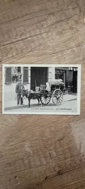 Carte Postale Ancienne Les Petits Metiers Parisiens Le Chiffonnier