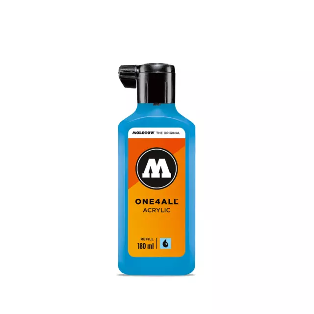 Molotow One4All Acryl Mine - Permanent Seide Matt Farbe - 180 ml Flasche