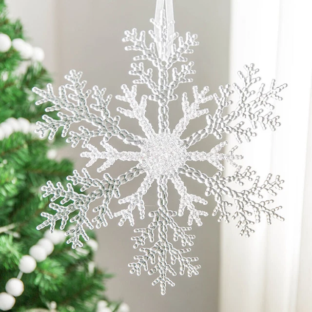 Urlaub Party Gefälligkeiten Weihnachten Hängende Schneeflocke