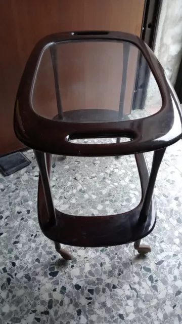 Carrello da bar, cocktail, Cesare Lacca per Cassina metà secolo, ovale