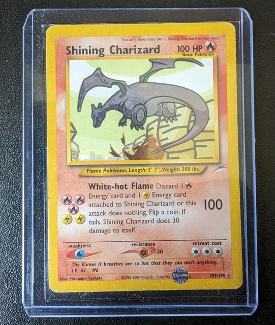 Pokémon TCG Shining Charizard Neo Destiny 107 Holo Unlimited Shiny Holo Rare