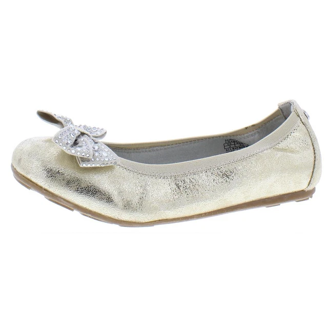 Stuart Weitzman Girls Fannie Jewel Ballet Flats 3 Medium (B,M) Little Kid 3626