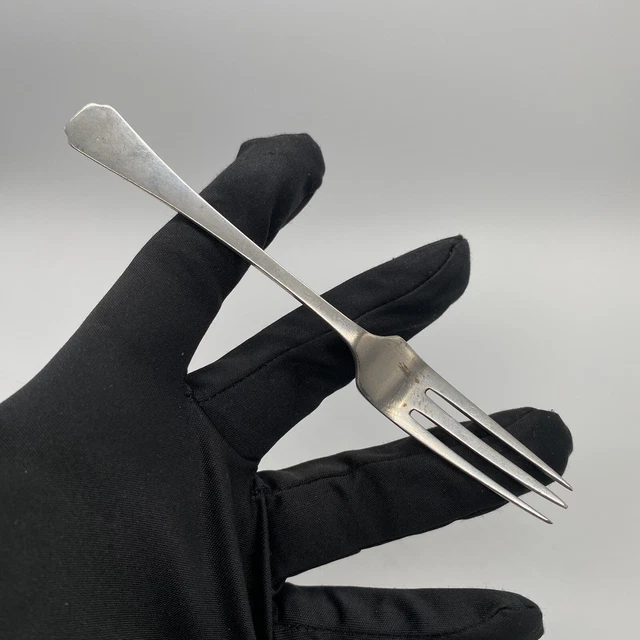 Antica forchetta da dessert argento sterling - Made in Sheffield - 18,9 grammi