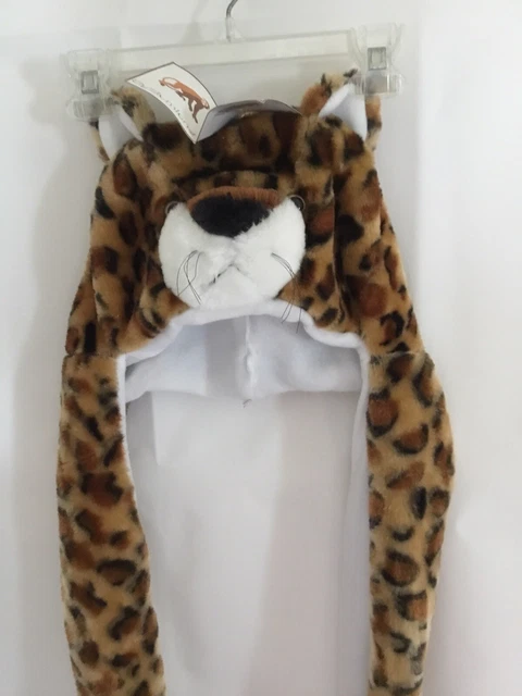 NWT Elysiumland Furry Animal Hat With Hand Warmers Style:  LM13-FOX One Size