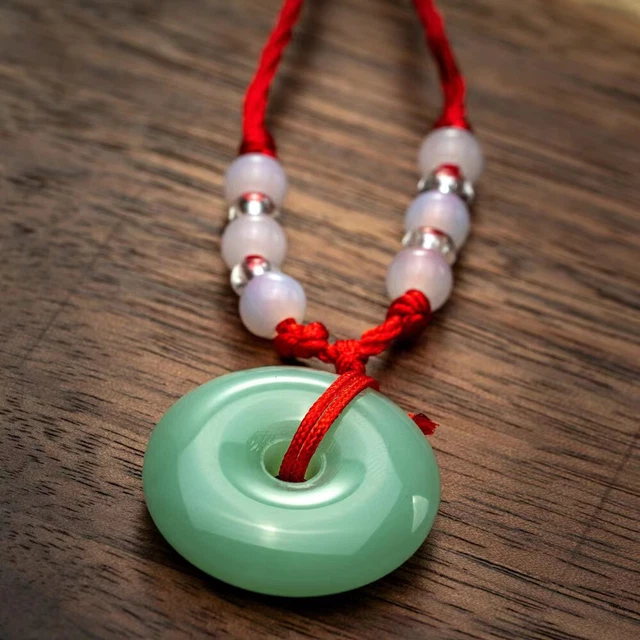 China hand made Light green safety buckle pendant sfw