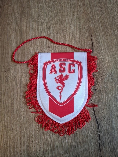 Fanion Vintage De Football Du Club Thonon CST - Pennant/wimpel - Club Français - Saison Avant Les Années 2000
