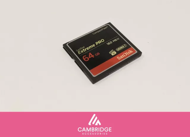 SanDisk Extreme Pro Compact Flash 64GB(CF) Memory Card 160MB/s UDMA 7