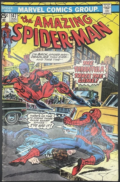 The Amazing Spider-Man ~ Vol. 1 No. 147 ~ Marvel Comics August 1975