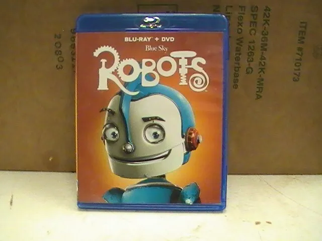Robots 2005 Blu-ray/DVD Blue Sky Robin Williams Mel Brooks Ewan McGregor Berry