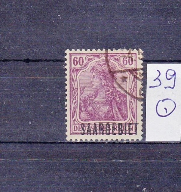 saargebiet bis 1934: Mi. Nr.39 gestempelt