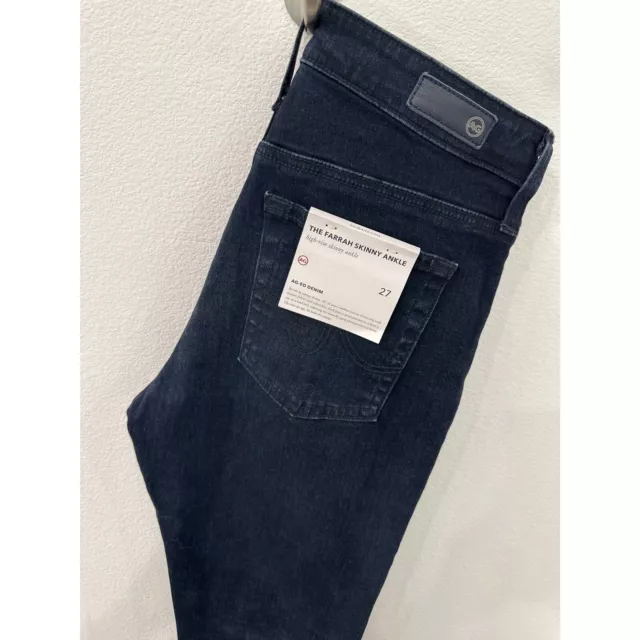 NWT AG Jeans The Farrah Skinny Ankle High Rise 27 $198