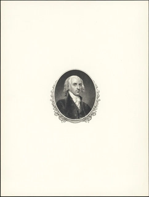 STATI UNITI 1940s. Bep Ufficiale Presidenziale Ritratto, James Madison