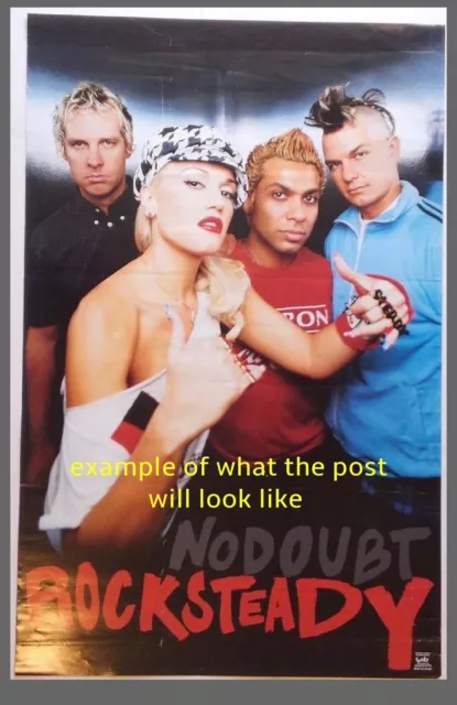 Vtg  NO DOUBT Rocksteady  Rock and roll Poster 2002 3847 Funky