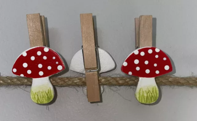 Novelty Peg Mushroom / Fairy Toadstool