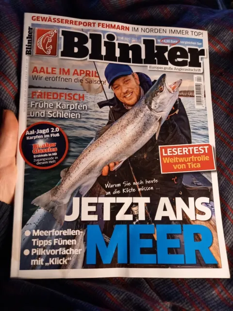 Blinker Nr. 4, 2016 - Anglerzeitschrift, Zeitung, Magazin - Aal Friedfisch