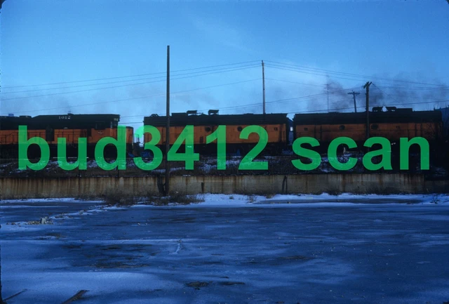 MILW Milwaukee Road F7B #72B at Milw? 1972 ORIGINAL Slide!