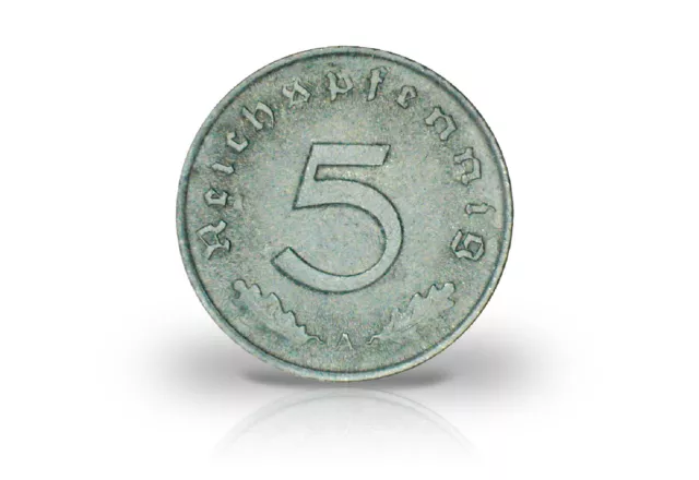 5 Reichspfennig 1947-1948 Drittes Reich Alliierte Besatzung Jaeger-Nr. 374