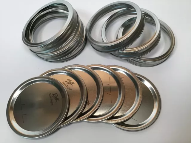 Ball Mason Jar Lids and Rings - 96 Count - Wide Mouth