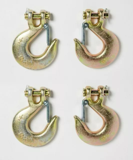 4x Clevis Slip Hook G70 1/2" Tow Chain Wrecker Truck Trailer Transport Tie Down