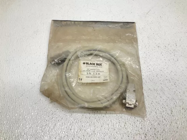 Black Box EDN12H-005-MF DB9 Extension Cable 5ft. 1.5m EDN12H005MF New (TSC)