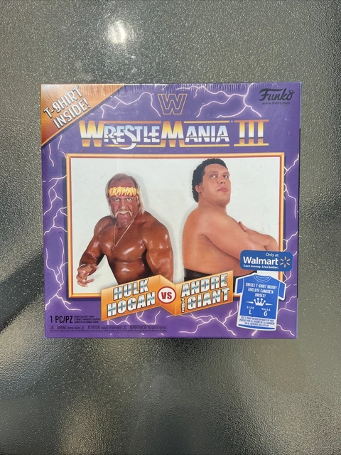 Funko WWE Wrestlemania 3 Pop-Up Ring With T-shirt Large Vintage Rare Wcw Wwf