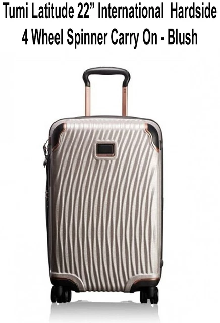 Tumi Latitude 22” International  Hardside 4 Wheel Spinner Carry On - Blush
